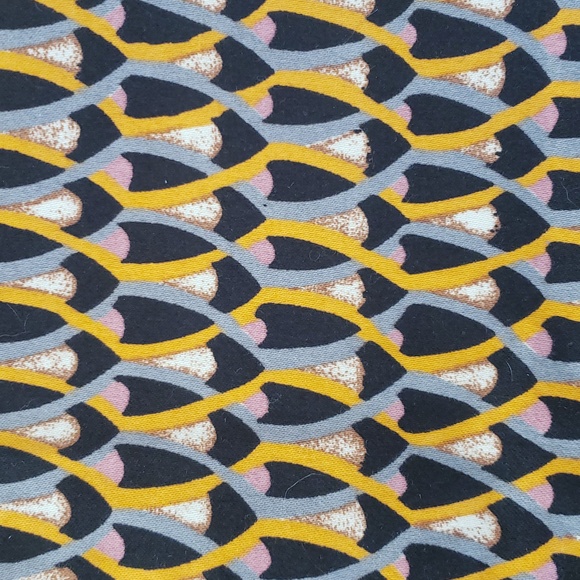 MOSSIMO Pencil Skirt Black Brown Gray Orange Pink Art Deco - Picture 12 of 12